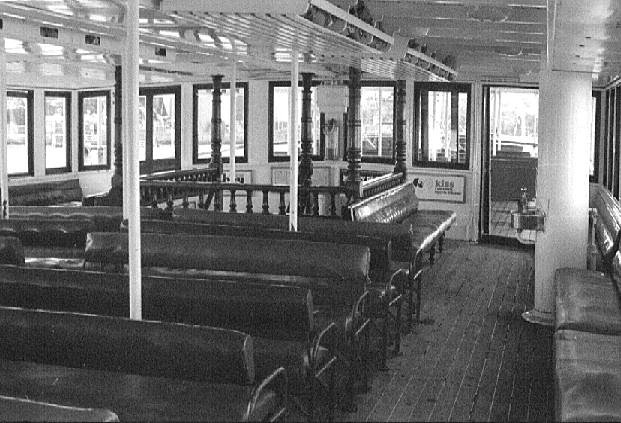 Sydney ferry BARAGOOLA interior 1980