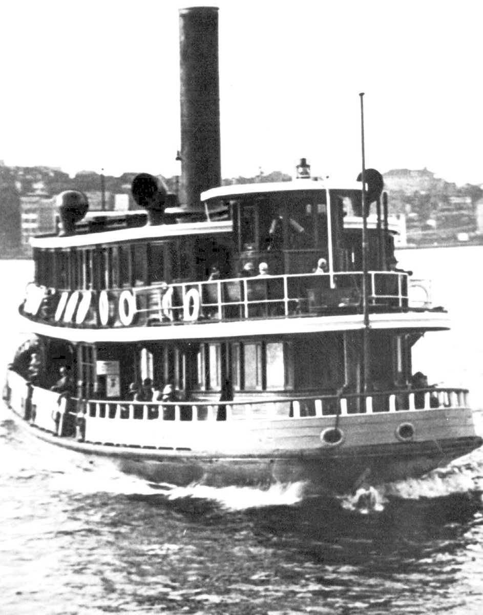 Sydney ferry KURRA-BA after being renamed from KANIMBLA (c. 1937)