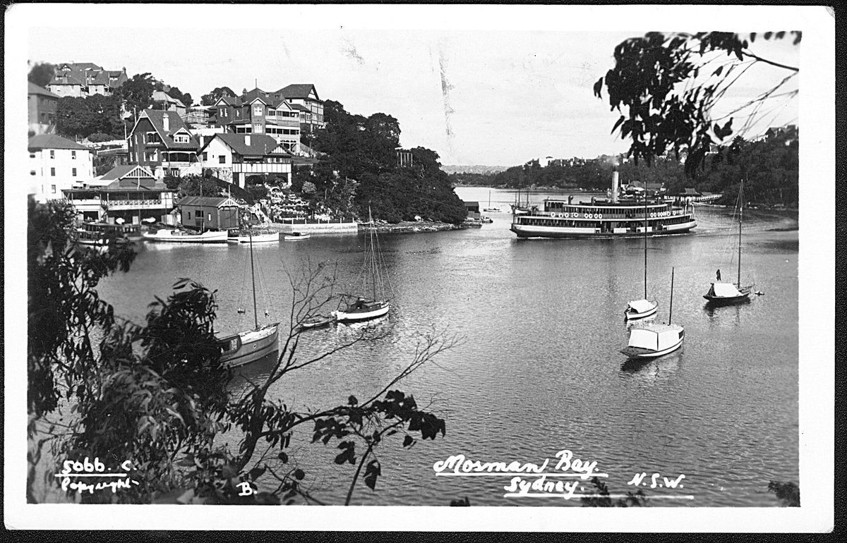 Sydney ferry KIRAWA in Mosman Bay (1950s)
