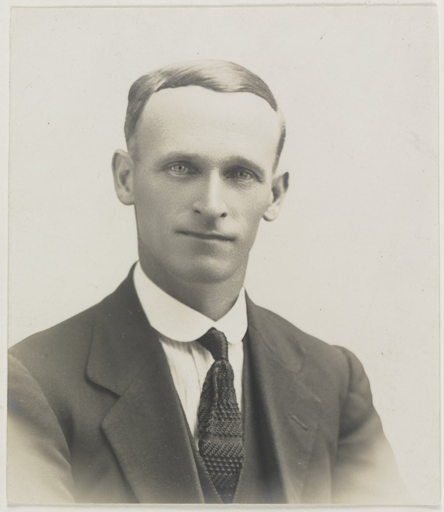 Studio Portrait of Clarrie Grimmett, ca. 1925, Sydney (c. 1925)