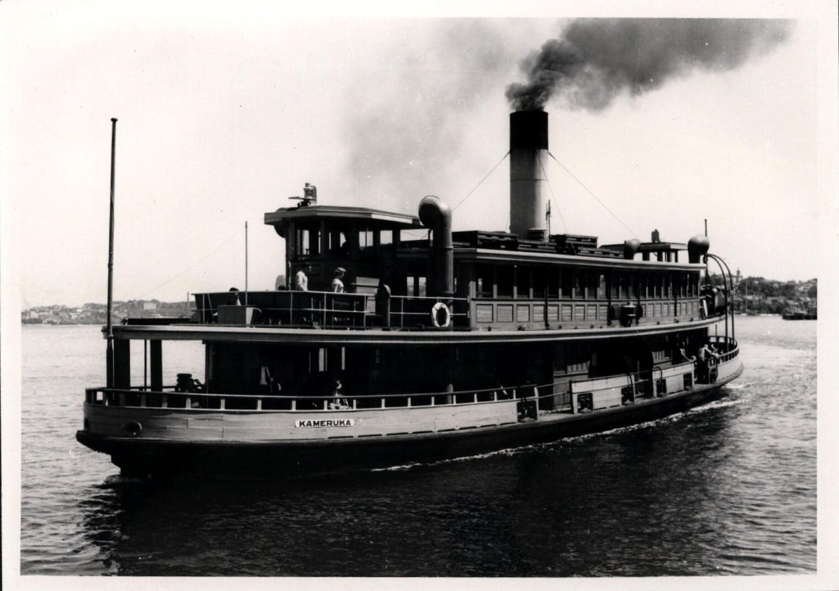 Sydney ferry KAMERUKA early 1950s
