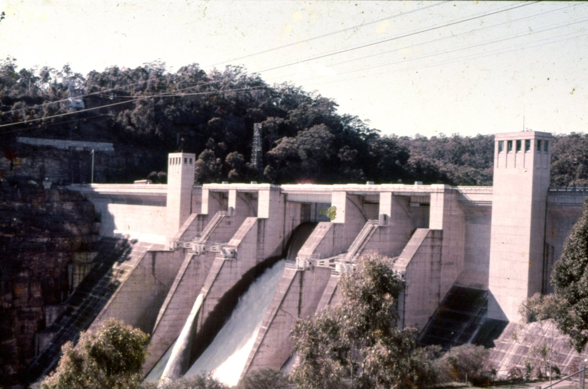 Warragamba Dam Spillway 1974