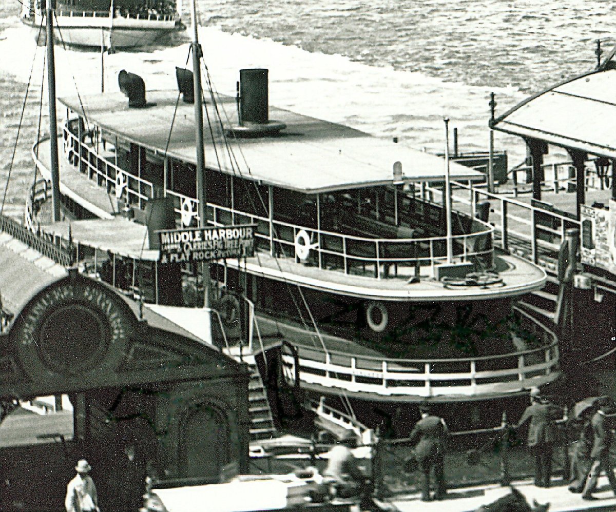 Sydney ferry KANGAROO at Circular Quay (1891–1900)