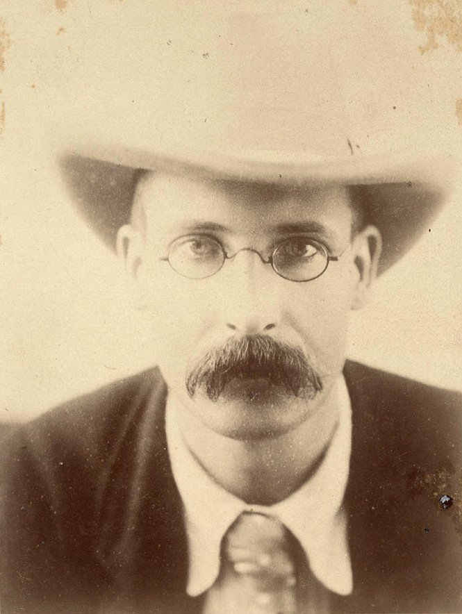 Portrait of William Lane 1890-1894 slnsw pxa 1023, Sydney city centre (1890–94)