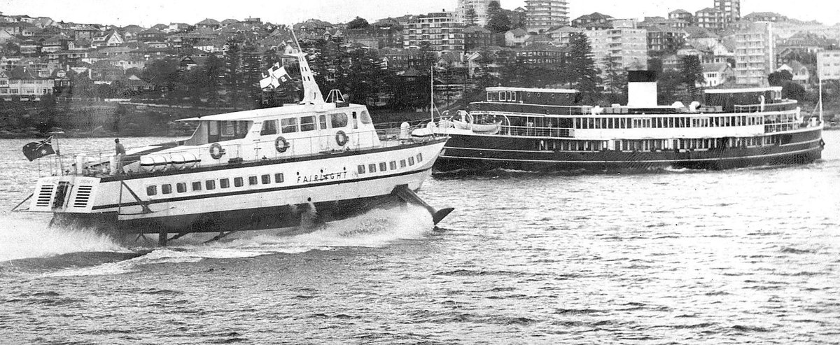 Sydney ferries FAIRLIGHT and BARAGOOLA in Manly Cove (1966)