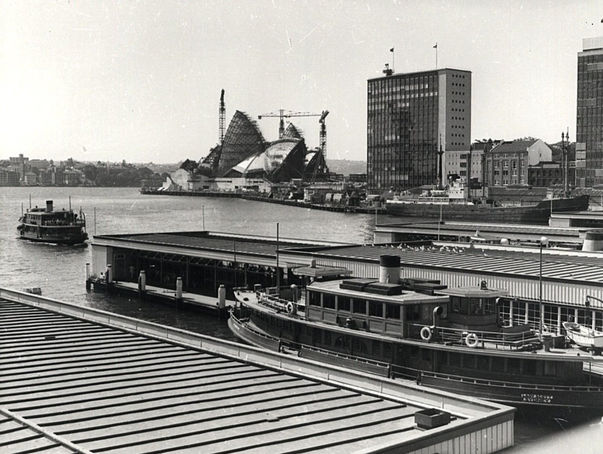 Sydney ferry LADY SCOTT at Circular Quay (1960s)