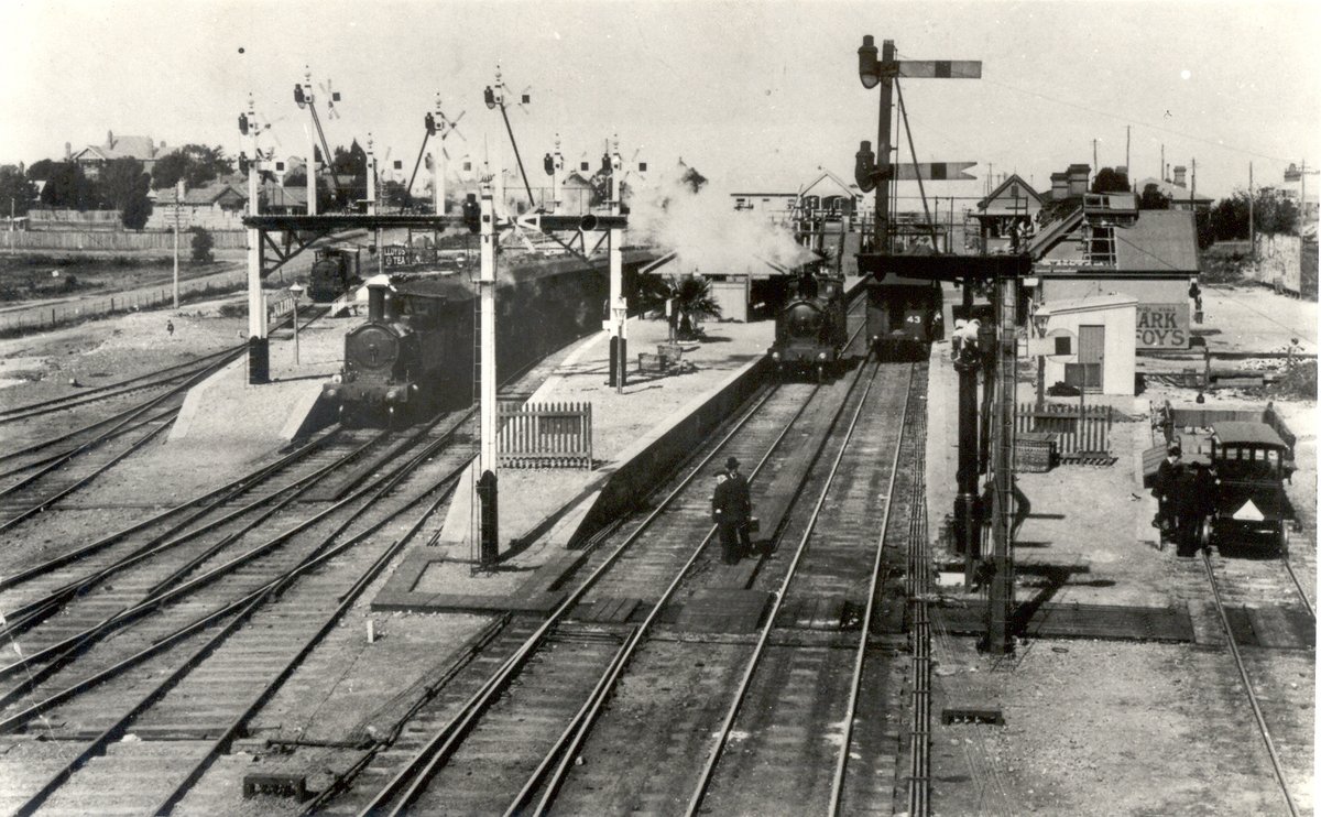 Hornsby railway station overview circa 1920 (c. 1920)