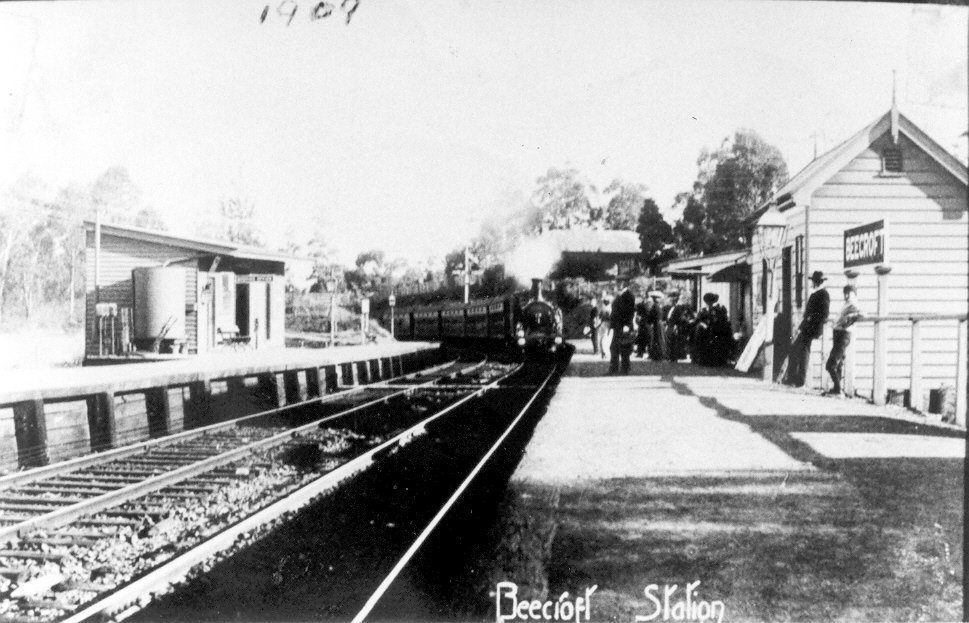 Beecroft railway station circa 1909 (c. 1909)