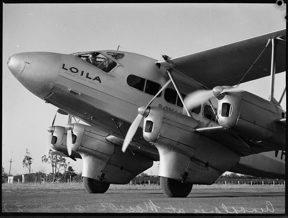 Loila 'Australian National Airways' Sydney, 1937