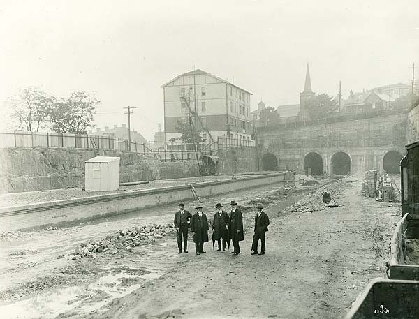 North Sydney station under construction (1931)