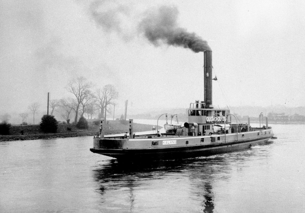 Sydney ferry KALANG undergoing builders trials (1926)