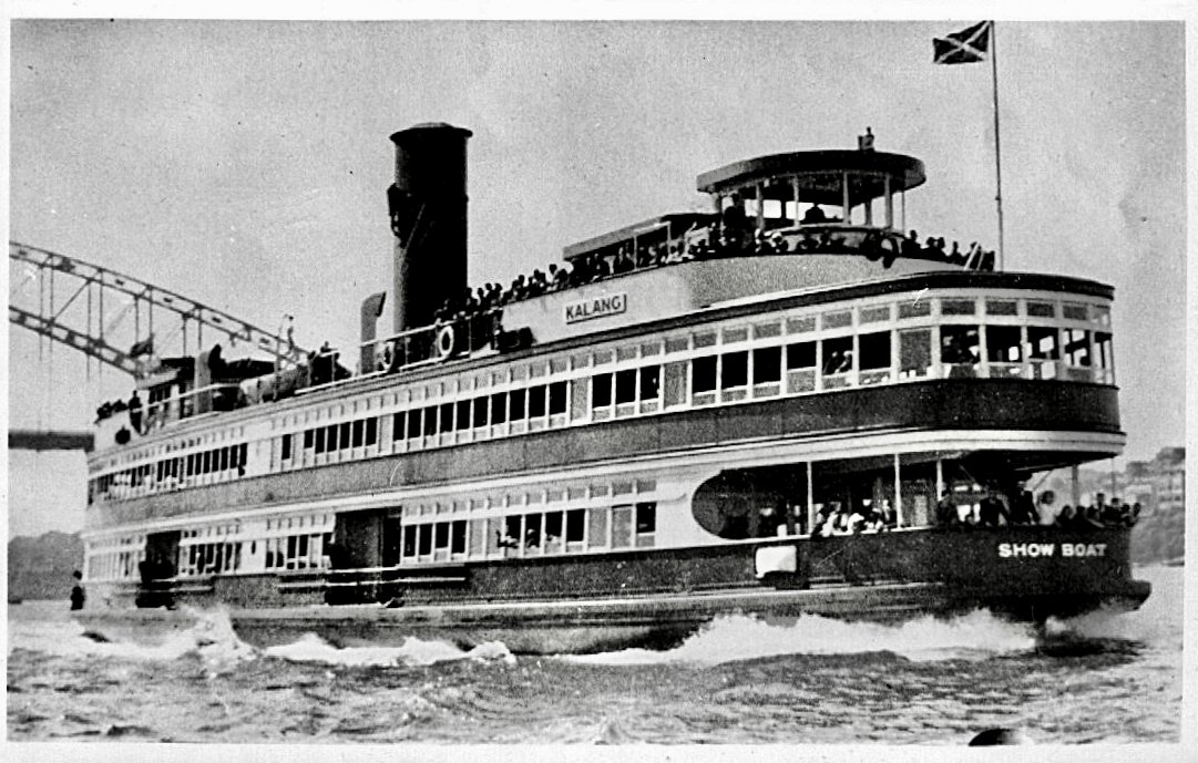 Sydney showboat KALANG promotional picture (1950s)