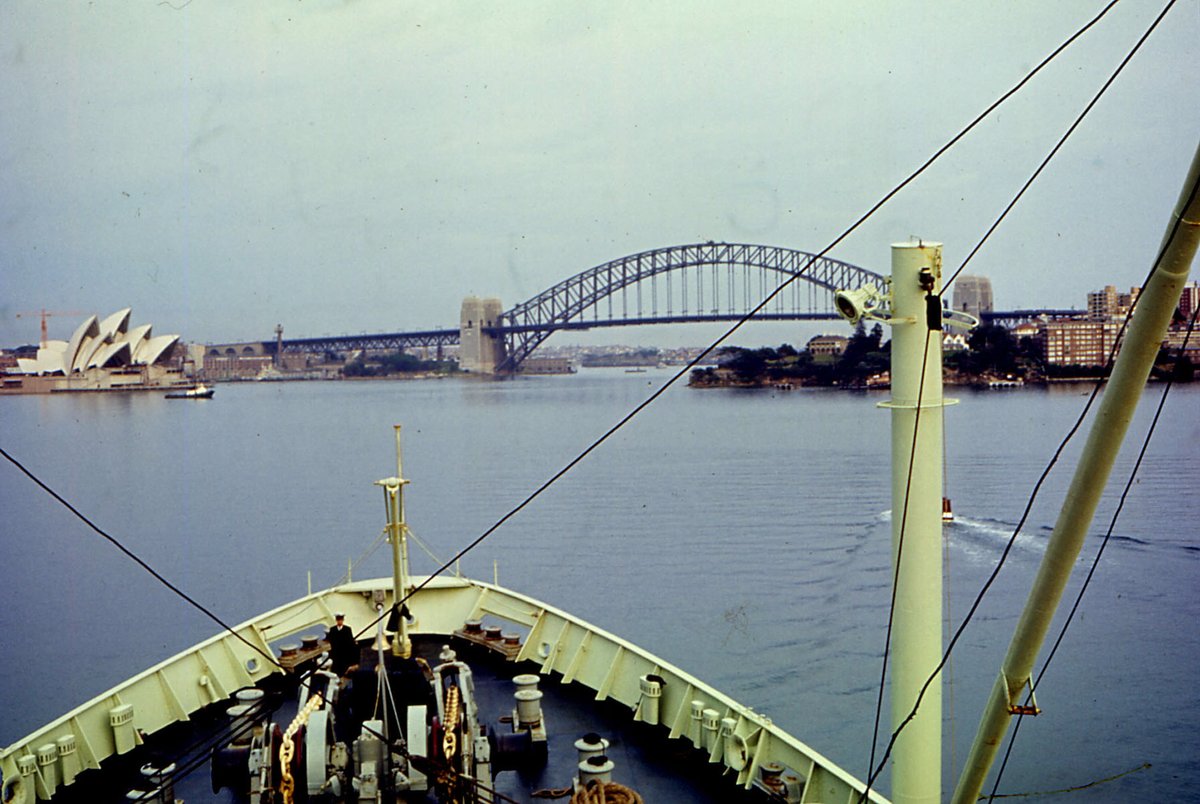 68-006 Entering Sydney Harbour 1968