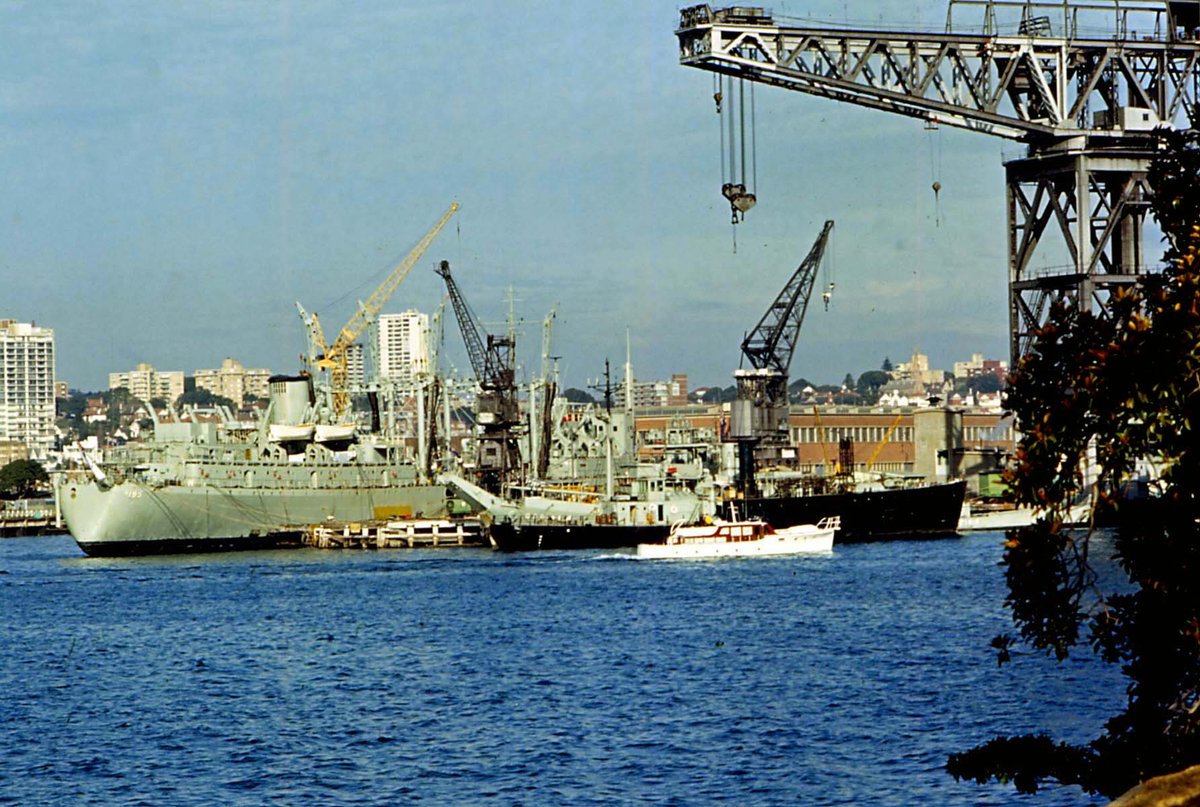 70-753 Garden Island dock, Sydney 1970, Potts Point