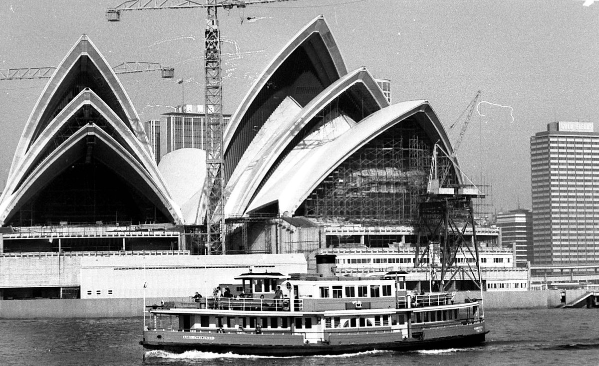 70-8 City from Cremorne 5, Sydney, Australia 1970