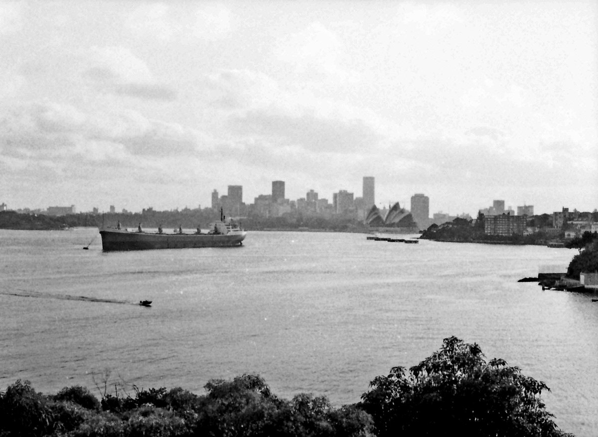 71-01 19 View from my bedroom, Sydney, Australia 1971
