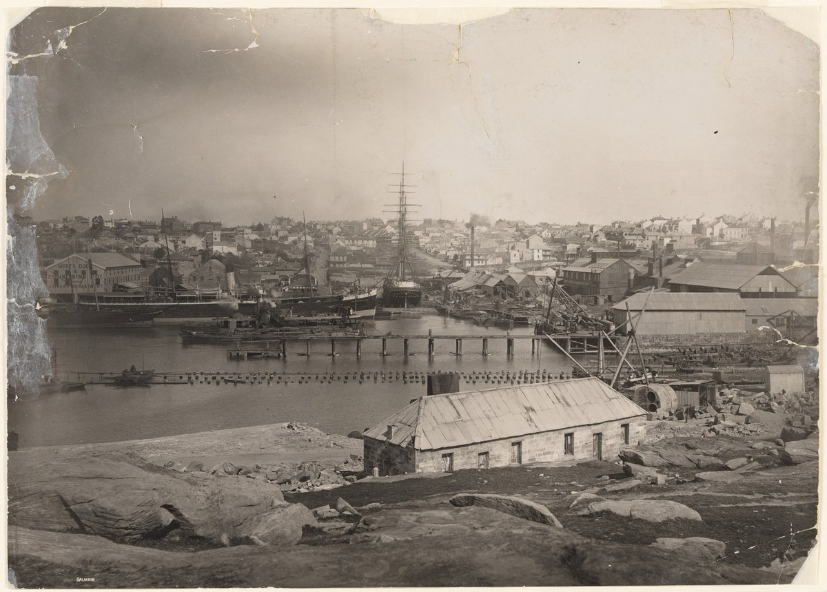 Mort’s Dock 1887, Balmain