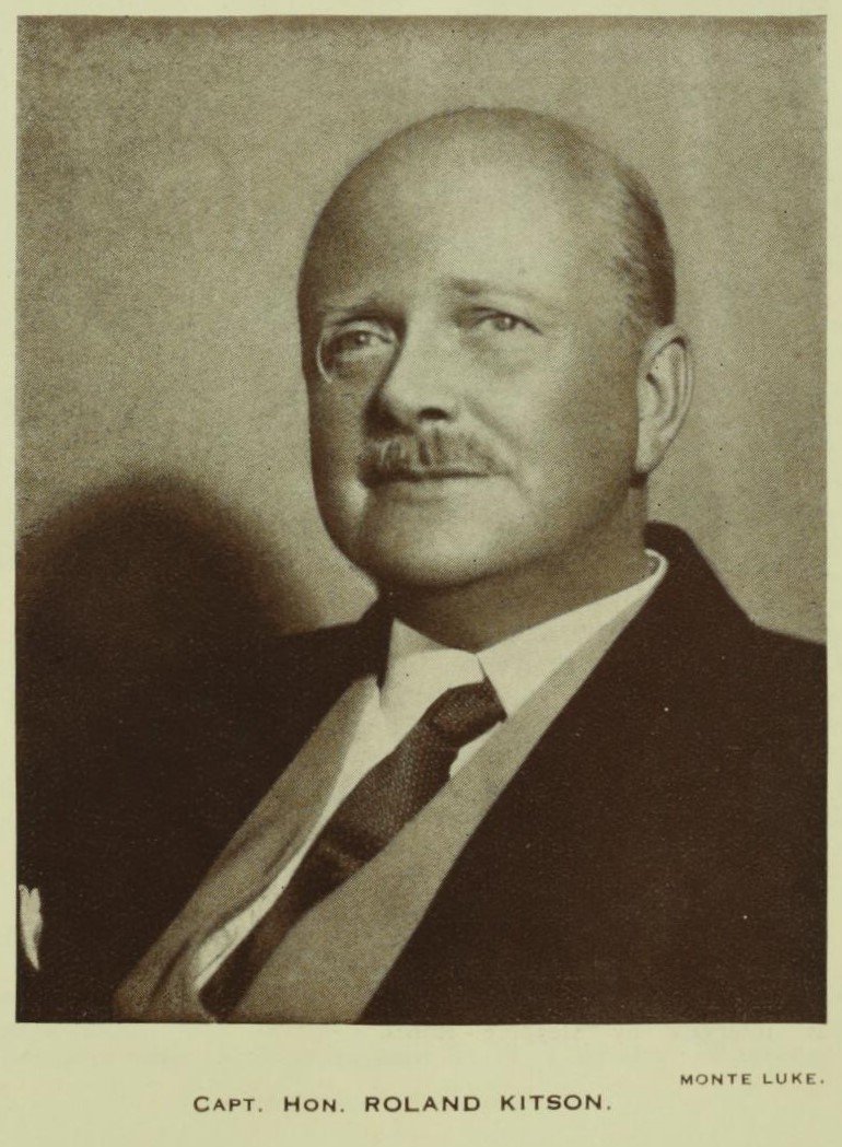 Photographic portrait of Roland Kitson, vice-chairman of Dorman Long, in Sydney for the opening of the Sydney Harbour Bridge, taken by Monte Luke, published in The Home (2 May 1932)