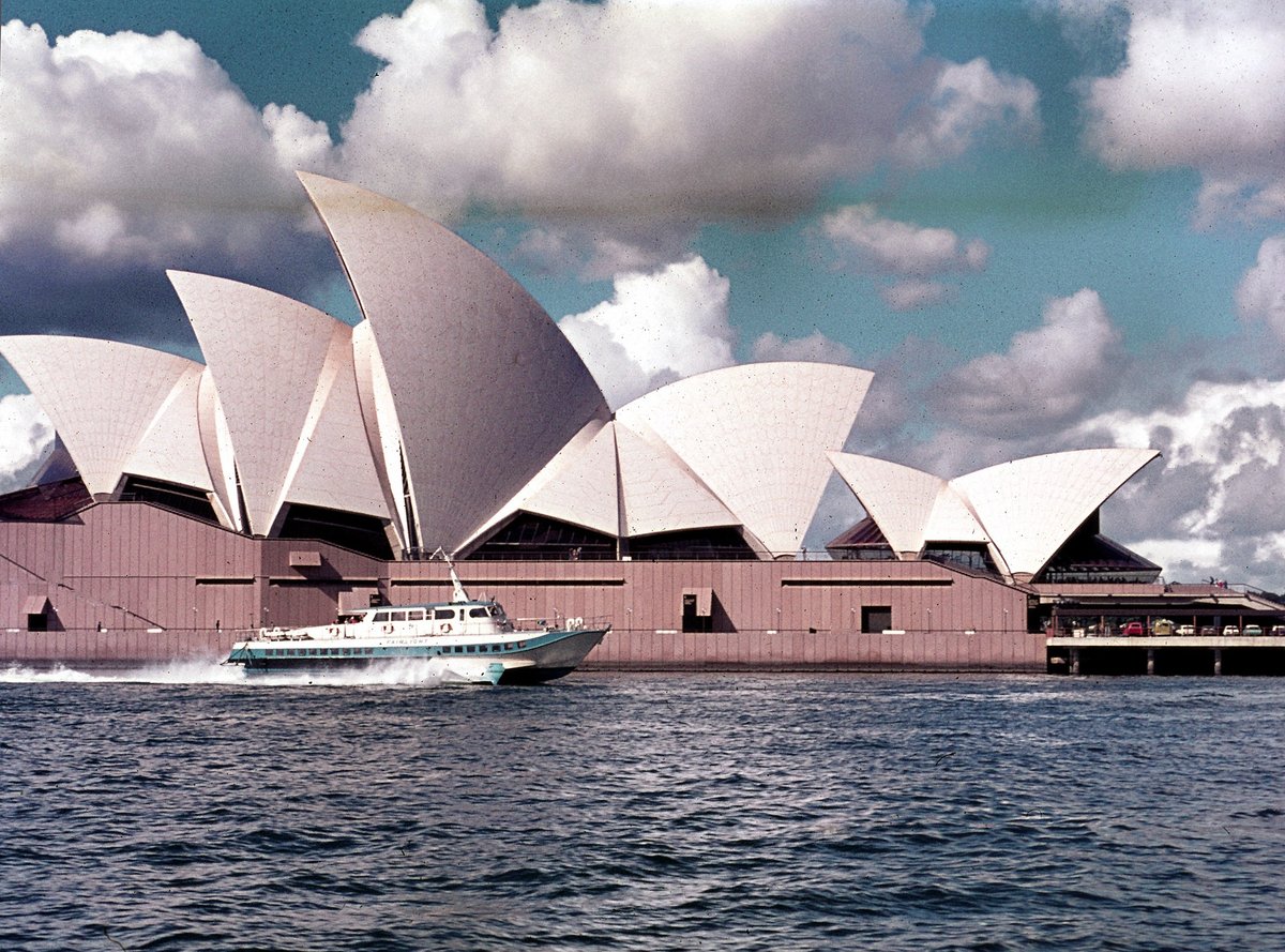 190 Sydney Opera House, July 1976, Sydney city centre