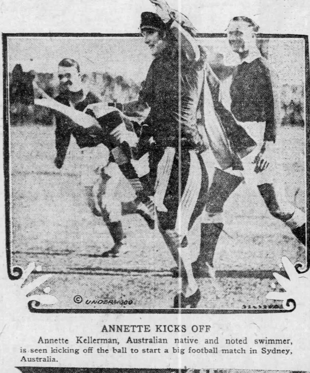 Annette Kellerman Kicks Off, Sydney (1923)