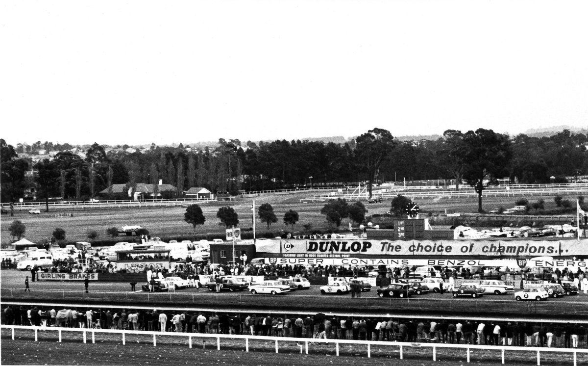 Warwick Farm handicap race starting grid in 1965