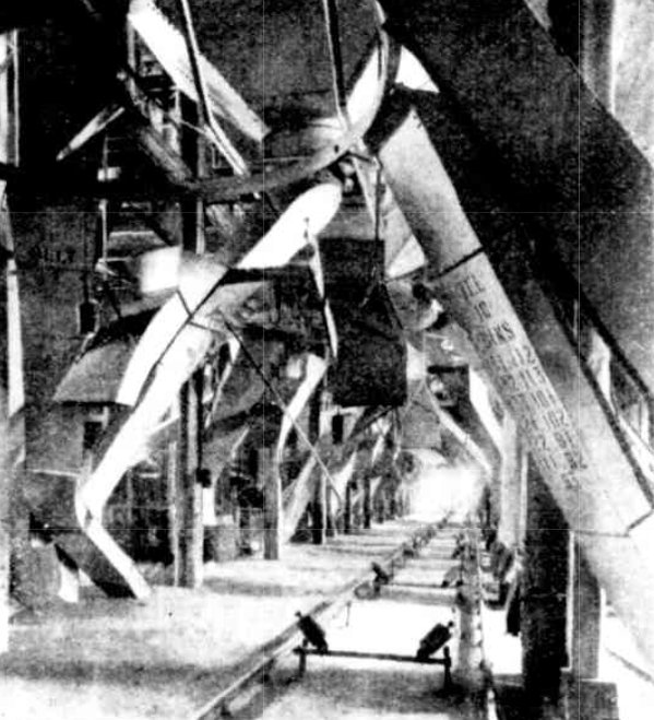 White Bay, NSW - Grain silos distributing room ( Weekly Times (Melbourne) Sat 16 July 1927 , Page 42), Sydney