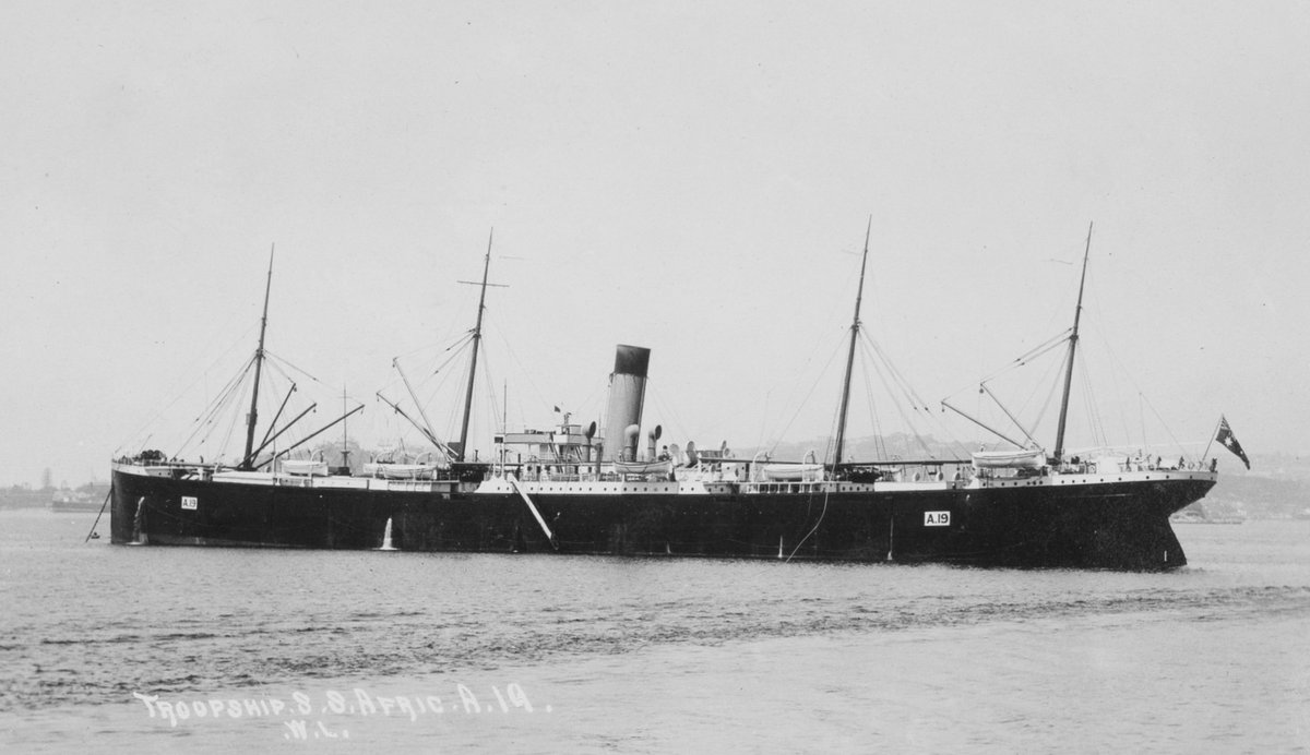 SS Afric Troopship, Sydney (1914–17)