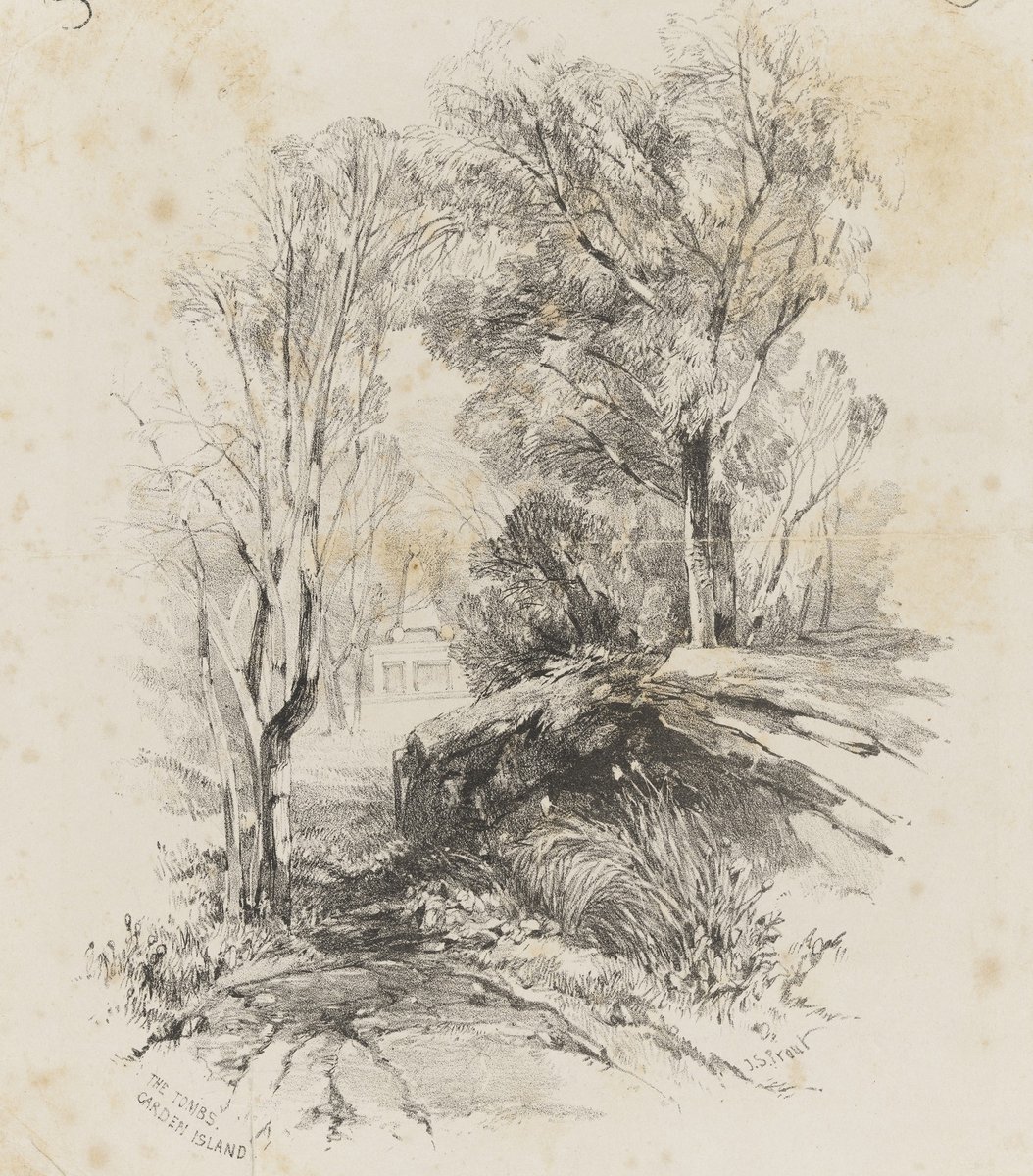 Tombs Garden Is Prout, Potts Point (c. 1840)