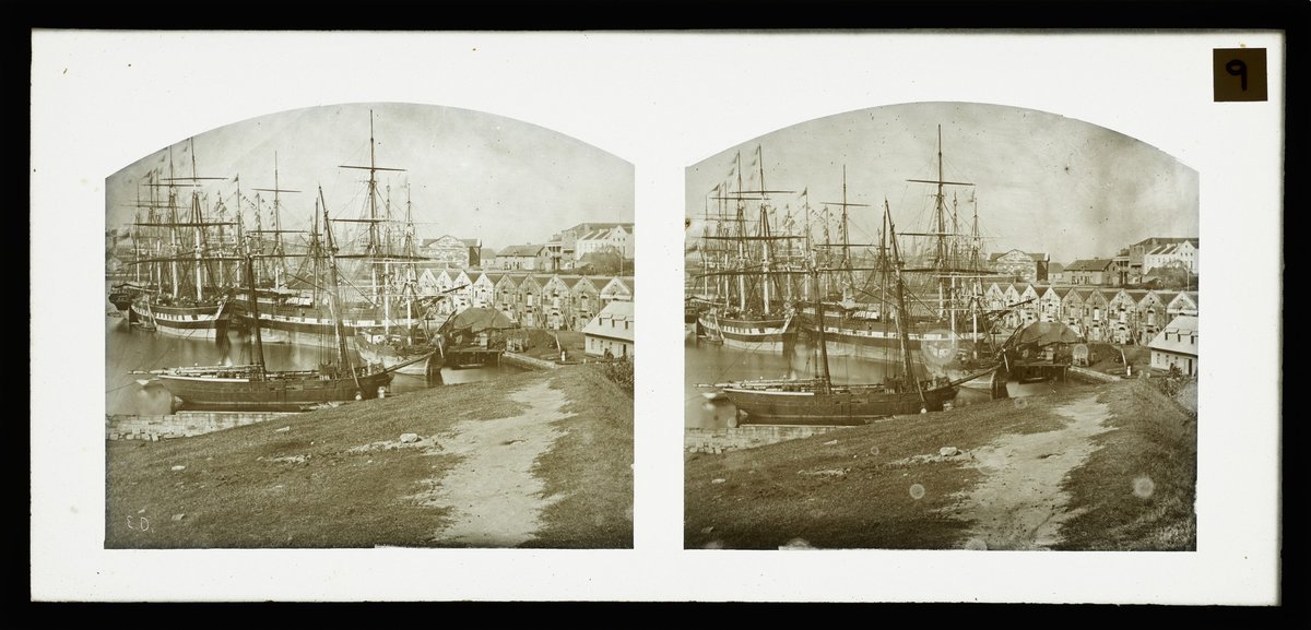 Campbell's Wharf, Sydney, 1859, slnsw
