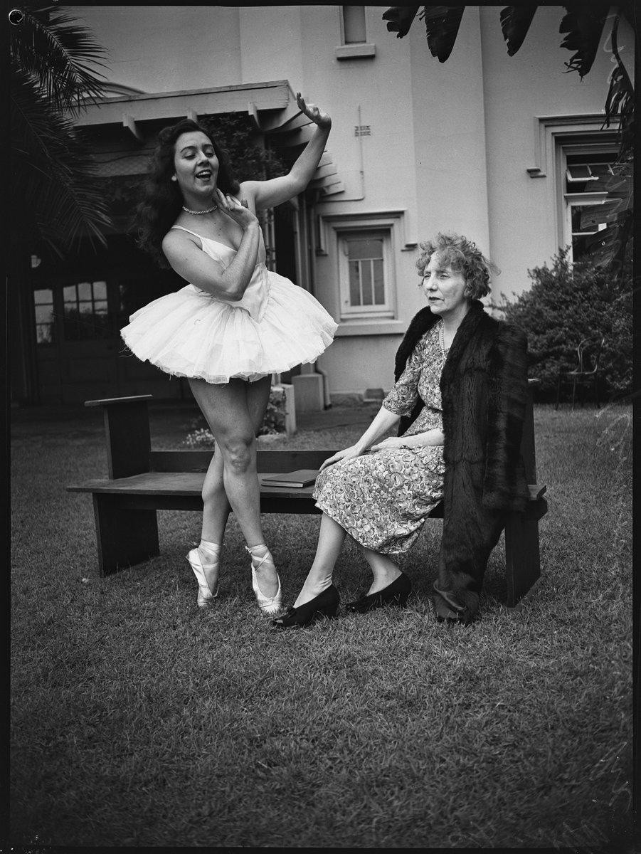 Hilda Mulligan and student, Sydney, 1946, Sydney city centre