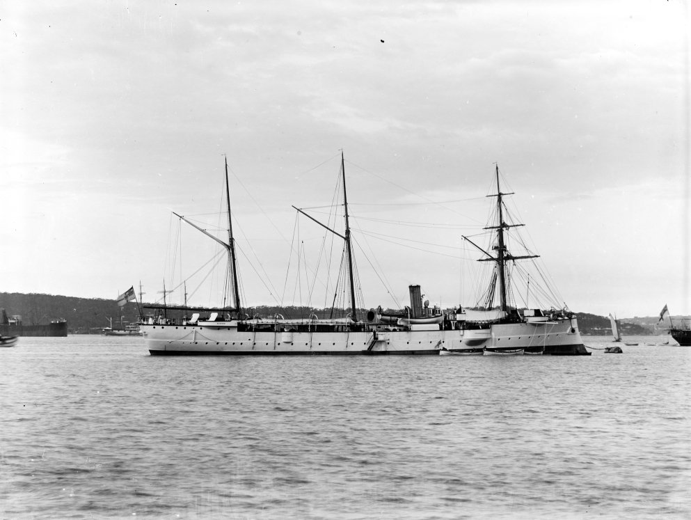 SMS Bussard Sydney 1890s Flickr 3229538689 b69ae42426 o, Mosman
