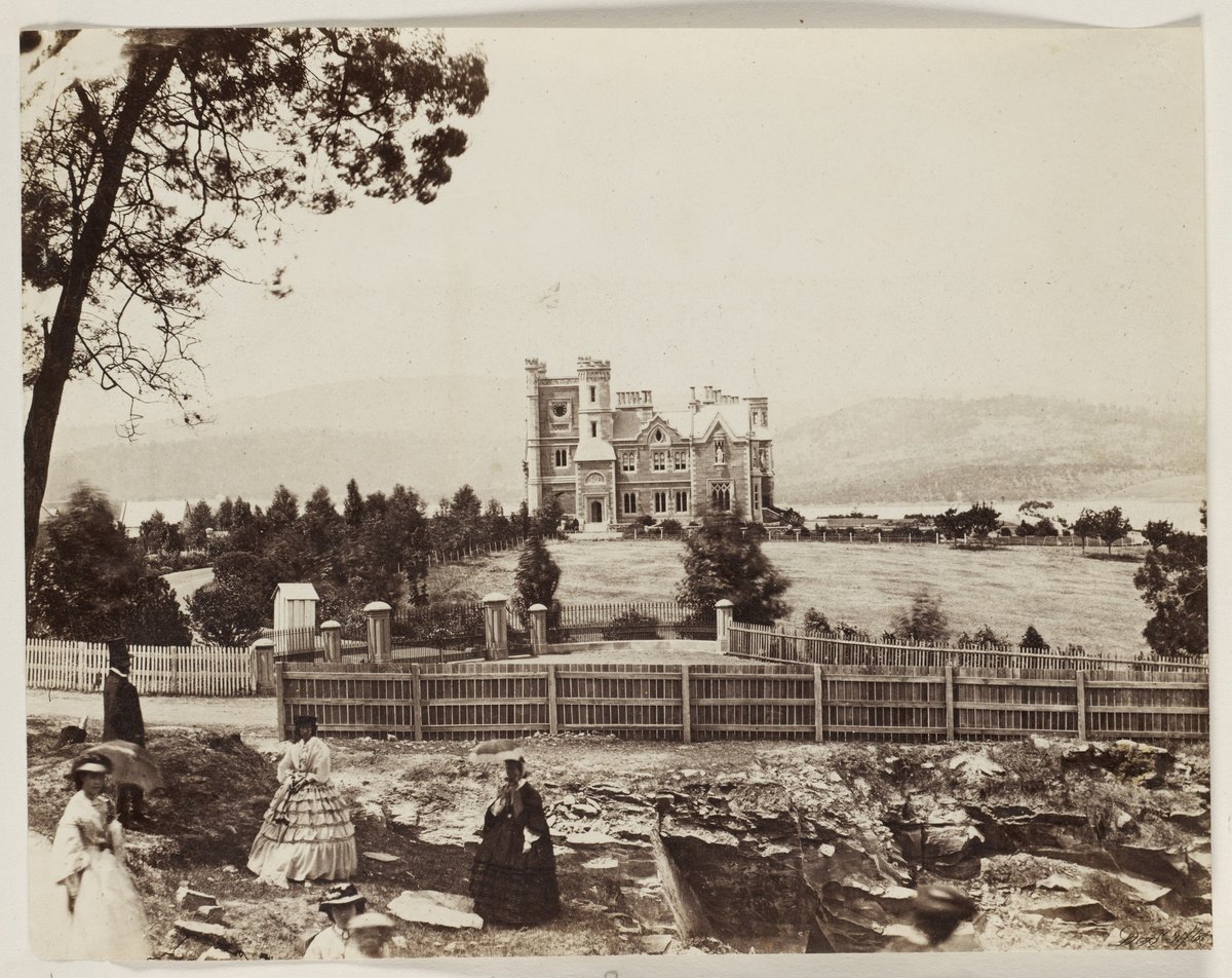 Government House, Hobart, 1861, Sydney city centre