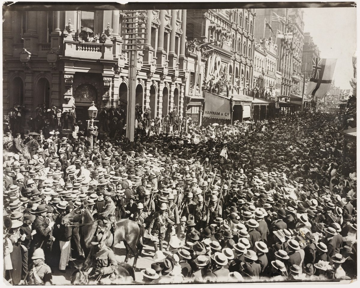 Boer War Troops Sydney slnsw, Sydney city centre (1899–1900)