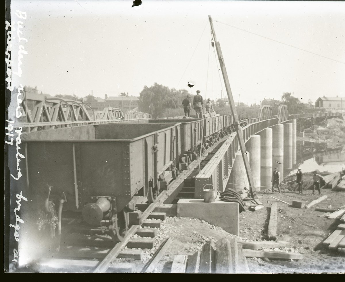 Railway bridge Liverpool NSW 1917