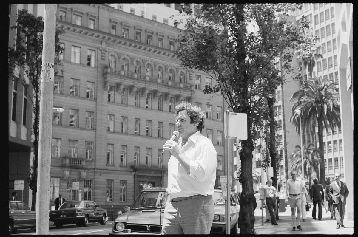 Jack Mundey Dec 1977, Sydney