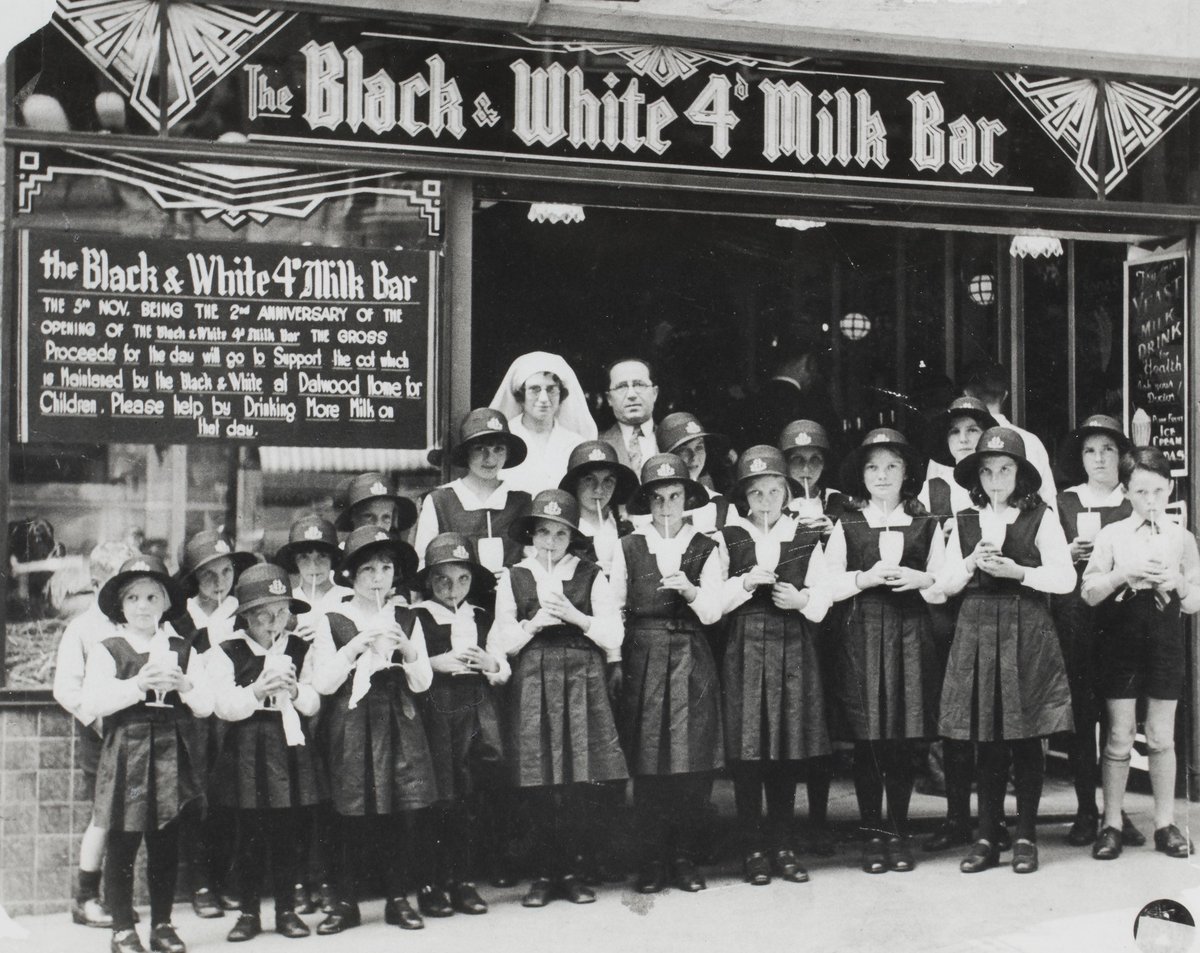 Black and White Milk Bar Sydney (1934)