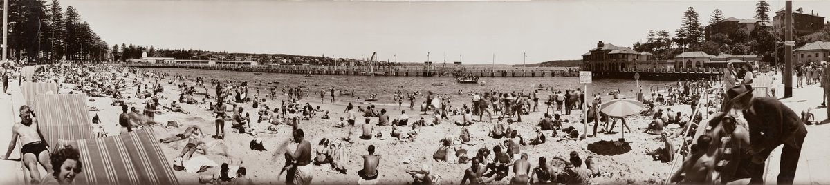 Manly Beach, Sydney, 1950 slnsw
