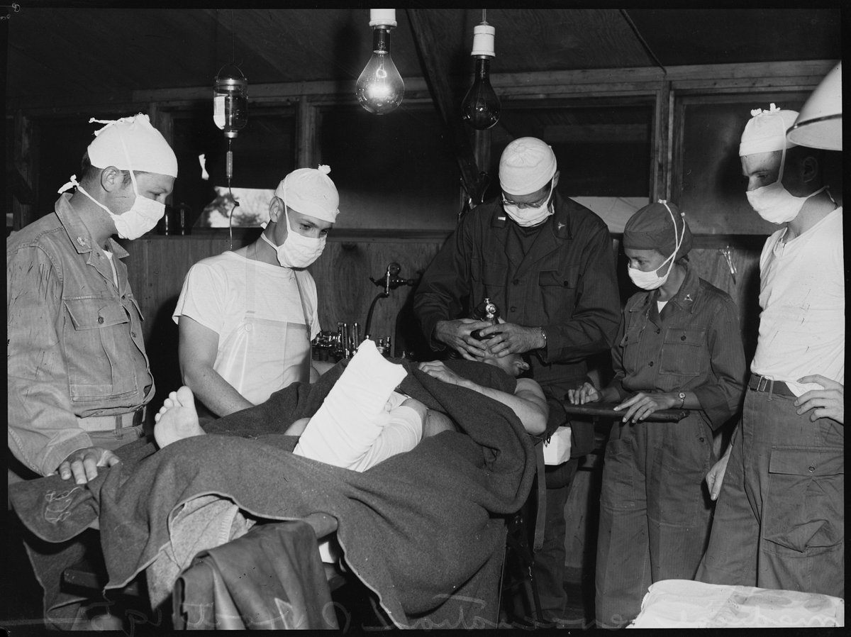 Surgical unit, Korea, 1952 slnsw, Sydney city centre