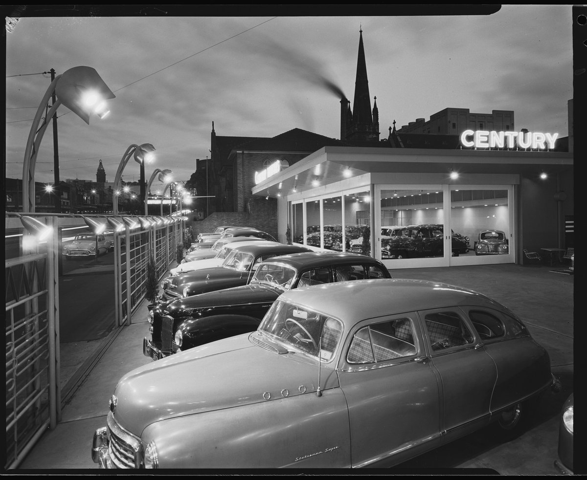 Century Motors 1953, Sydney city centre