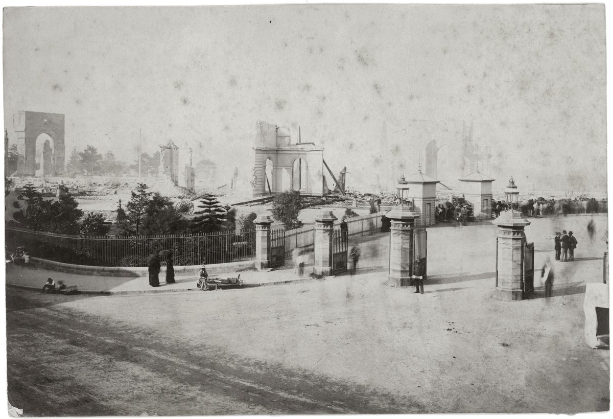 Garden Palace Fire 1882, Sydney city centre