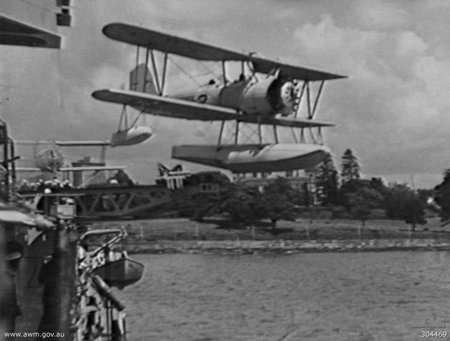 O3U launched from USS Augusta (CA-31) 1934, Sydney