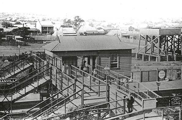 Railway Station - Granville, 1900 (c. 1900)