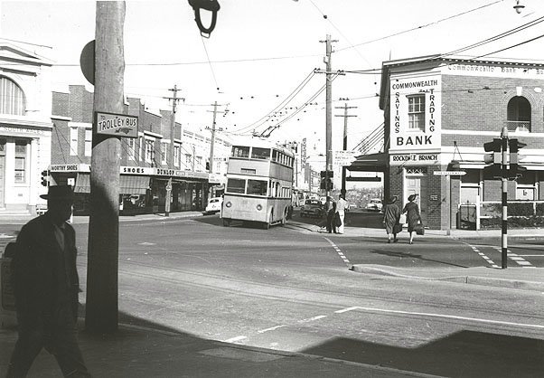 Sydney trolleybus number 15 - 19590704, Rockdale