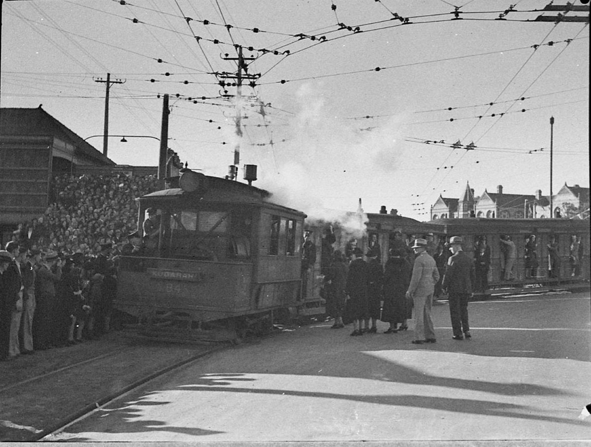 Kogarah–Sans Souci tram 15527 - 19370703
