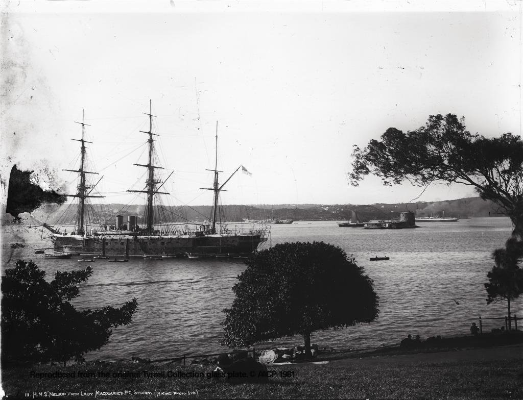 HMS Nelson Sydney Flickr 4903870552, Sydney city centre (1880s)