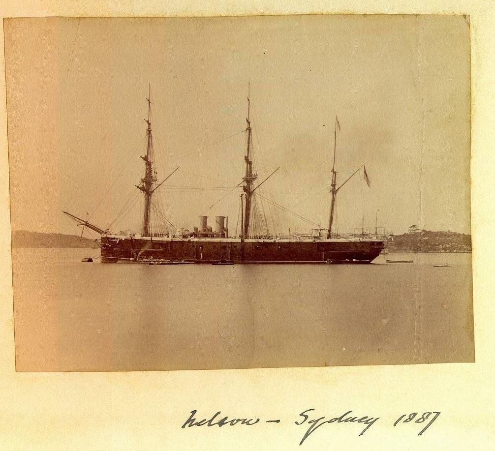 HMS Nelson Sydney 1887