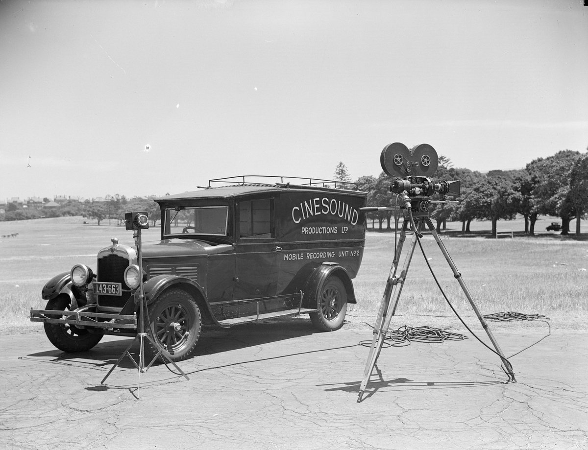 Cinesound mobile van 1934, Moore Park