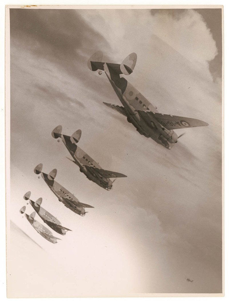 RAAF Lockheed Hudsons, n.d., by Sam Hood (c. 1940)