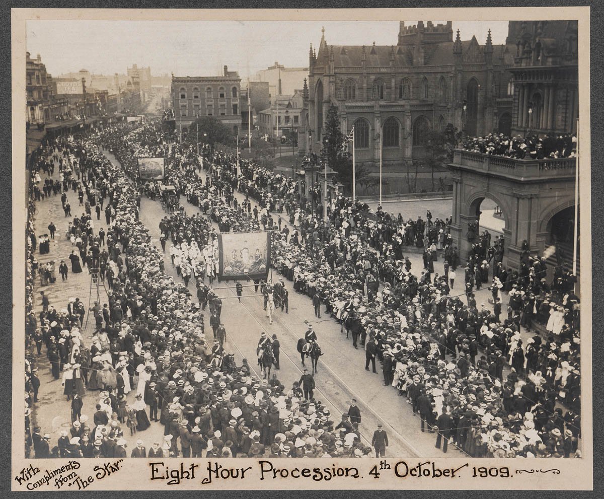 8hourday, Sydney city centre (1909)