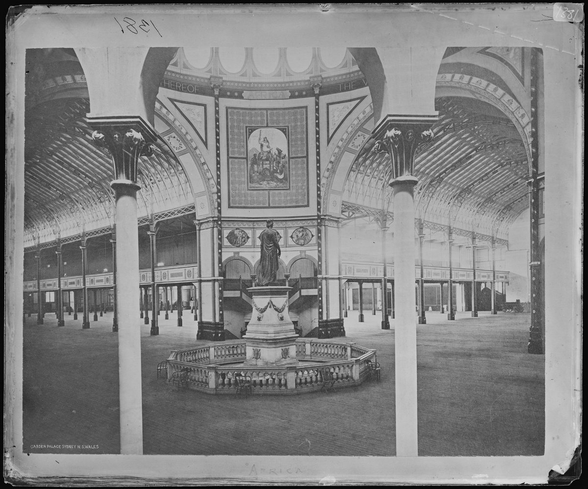 Inside view of the Garden Palace, Sydney (1879)